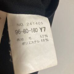 【中古】スーツ ダークグレー 男性用 メンズの画像