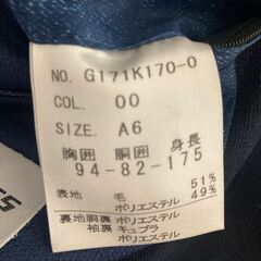 【中古】スーツ ダークブルー 男性用 メンズの画像