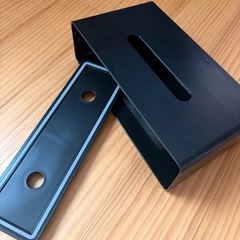 【✨無料✨ニトリ ティッシュケース nosete2（ブラック）】の画像