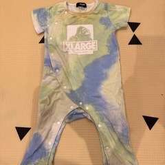 XLARGE ストライプ・タイダイロンパース 5着セット スタイの画像