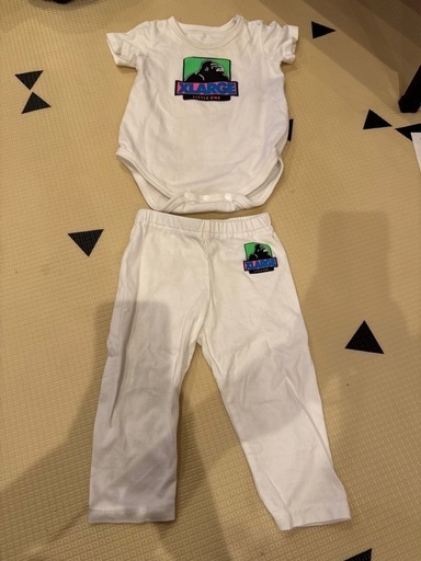 XLARGE ストライプ・タイダイロンパース 5着セット スタイ