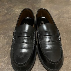 美品 HARUTA ローファー　25.5㎝　黒色　ブラックの画像