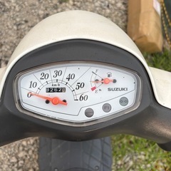 SUZUKI レッツ4 実働　4スト　FI 自賠責保険付きの画像