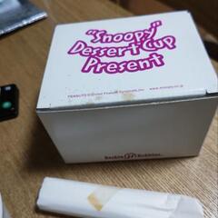 スヌーピーデザートカップの画像