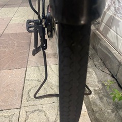 ギアなし26インチ自転車★ママチャリ黒★カゴ付き自転車の画像