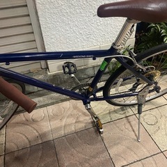 ネイビークロスバイク★26インチ自転車★7段階ギアありの画像