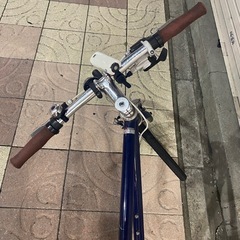 ネイビークロスバイク★26インチ自転車★7段階ギアありの画像