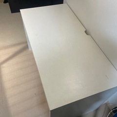 木製　机　勉強机の画像