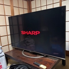 商談中【ジャンク品】SHARP LC-60US5(2017年製) 60インチ 4K対応 液晶テレビの画像