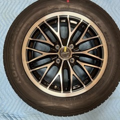 【新品】未装着❗️ナット付き❗️自宅保管❗️HotStuff Chronus CH-113 サマータイヤホイール4本セット 15インチ、ナット付き の画像