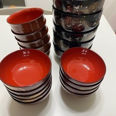 【商談中です】差し上げます　お椀　　大➕小の画像