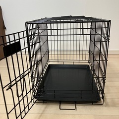 ペットケージ。折りたたみ式の画像