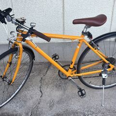 アサヒ クロスバイク WEEKEND BIKES イエロー 7段変速の画像