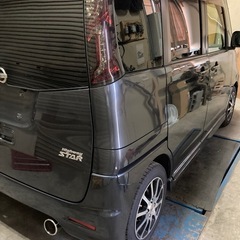 日産ルークス・ハイウェイスター・車検2年付き.社外マフラー、LEDの画像