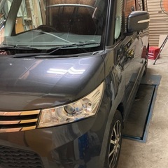 日産ルークス・ハイウェイスター・車検2年付き.社外マフラー、LEDの画像