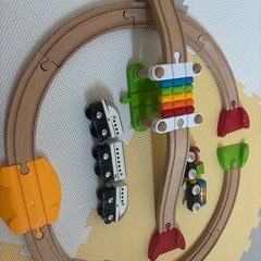 BRIO 鉄道　木製　おもちゃの画像
