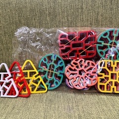 【知育玩具】わくわくプレートブロックの画像