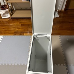 【お取引中】45ℓゴミ箱（白）の画像