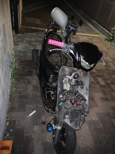 アドレスv125g車体不動車 アドレスv125G k5 不動車 レストア パーツ取りに！