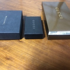 GUCCI BVLGARI
空箱3個の画像