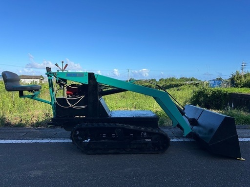 田中製作所　ローダー　持上重量200kg 農用ローダー 6ps 自走式 クローラー MST150 こぞうさん　ガソリン バケット 油圧ショベル　ミニローダー　ミニクローダー 除雪 ショベル　牛舎　建設　畜産 簡易始動動画あり 宮崎