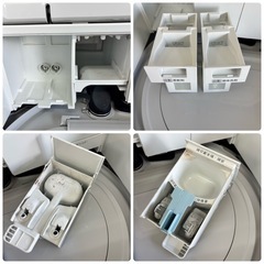 2022年製 Panasonic NA-FW10K1 縦型 電気洗濯乾燥機 洗濯機 本体の画像