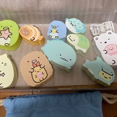 すみっコとうみっコ　木製キャラ型つみきの画像