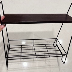 小物置き　収納ラック　リメイク品の画像