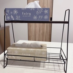 小物置き　収納ラック　リメイク品の画像