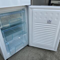 【動作保証あり】IRIS OHYAMA 2021年 AF162-W 162L 2ドア 直冷式 冷凍冷蔵庫【管理KRR759】の画像