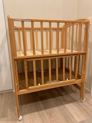ベビーベッド60×90【超美品】都内引き取りのみ 87534-01.jpg