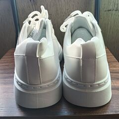 新品 26cm メンズ スニーカー ホワイト 厚底 シューズ 普段着 識別番号:【N183-S】の画像