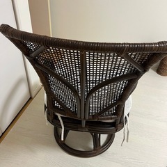 ラタン回転チェアの画像