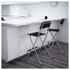  Bar Chairs IKEA 80199209　椅子3脚の画像