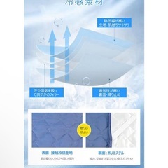 ⭐️新品未開封⭐️冷感枕カバー 接触冷感 43×63cm 抗菌 防臭 四季兼用 ゴムバンド 洗えるの画像