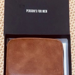 PERSON'S FOR MEN 高品質レザー製の二つ折り財布の画像