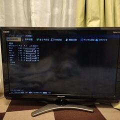 【ジャンク品】シャープ　テレビ　31インチの画像