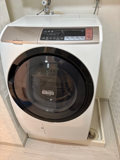 HITACHI 日立 BD-SV110 BR 2018年製 ドラム 式洗濯乾燥機
