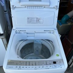 【動作保証あり】HITACHI ビートウォッシュ 2020年 BW-V70F-W 7.0kg 全自動洗濯機 ②【管理KRS788】の画像