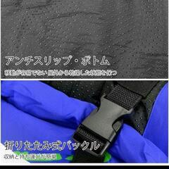 犬猫マット 寝袋 ペット用 防水 マイクロファイバー 90*60cm 青の画像
