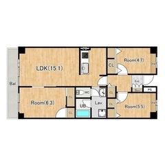 🏢安心の叶えRoom✨『3LDK』船橋市夏見✨敷金礼金無料…