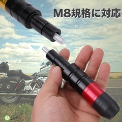 ルボナリエ マフラーガード エンジンプロテクター M8 2本 (ゴールド)の画像