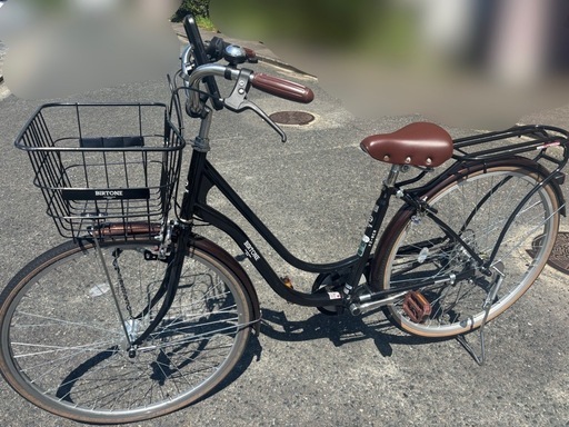 【福岡市南区】ママチャリ　6段変速　27インチ　ファミリーサイクル ママチャリ6段変速27インチBIRTONE RUBINA（ルビナ） 27型 ファミリー