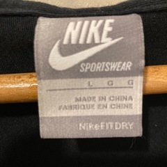 NIKE フィットドライ 半袖Tシャツ ブラック　Lの画像