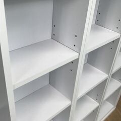 【新品】☆３連スライド棚付き　大型書棚 ☆【訳あり特価品】の画像