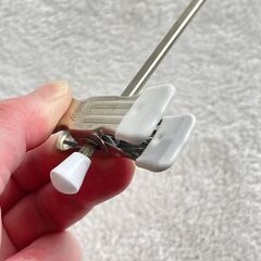 【無人取引】MAWAハンガークリップタイプ　5本　スカートやパンツを挟むタイプ　白の画像