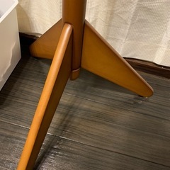 ポールハンガー 木製 衣類収納 コートハンガー 洋服ラックの画像