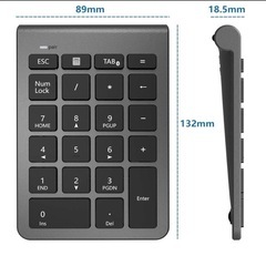 Bluetooth テンキーボード Alcey ワイヤレスの画像