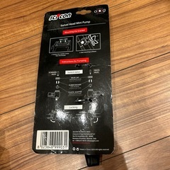 新品未使用コンパクトscitconのミニ携帯ポンプ　空気入れの画像