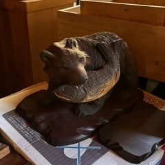 熊　置物の画像
